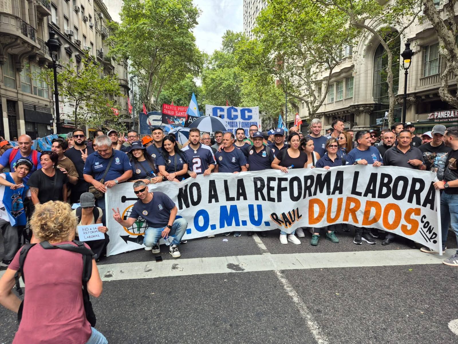 SOMU copó el Congreso y Durdos lanzó una advertencia: “No vamos a entregar ni un solo derecho marítimo”