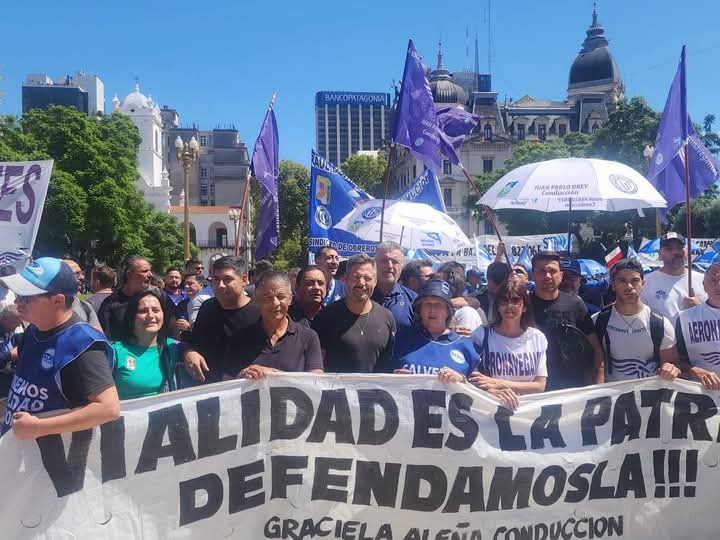 En Defensa de Vialidad Nacional el SOMU Acompaña la Movilización a plaza de Mayo 