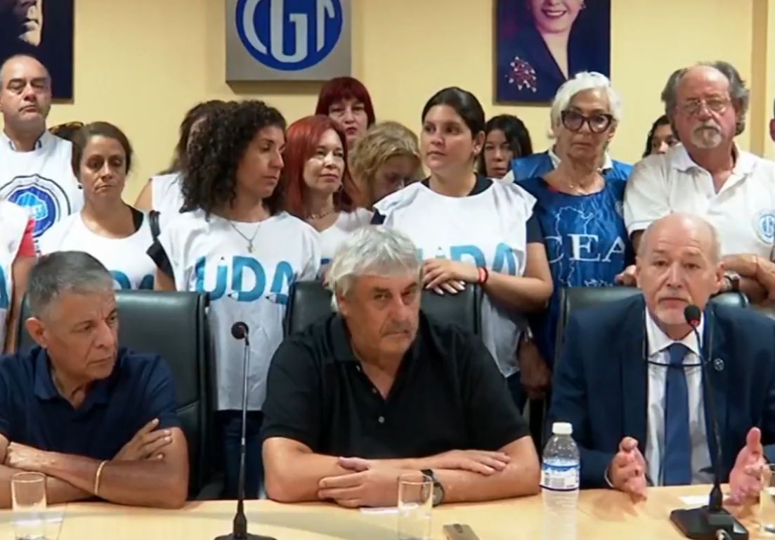 La CGT respalda a los docentes en plena pulseada con el Gobierno