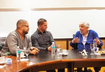 Hugo Moyano se reúnio con el secretario general de camioneros de Brasil
