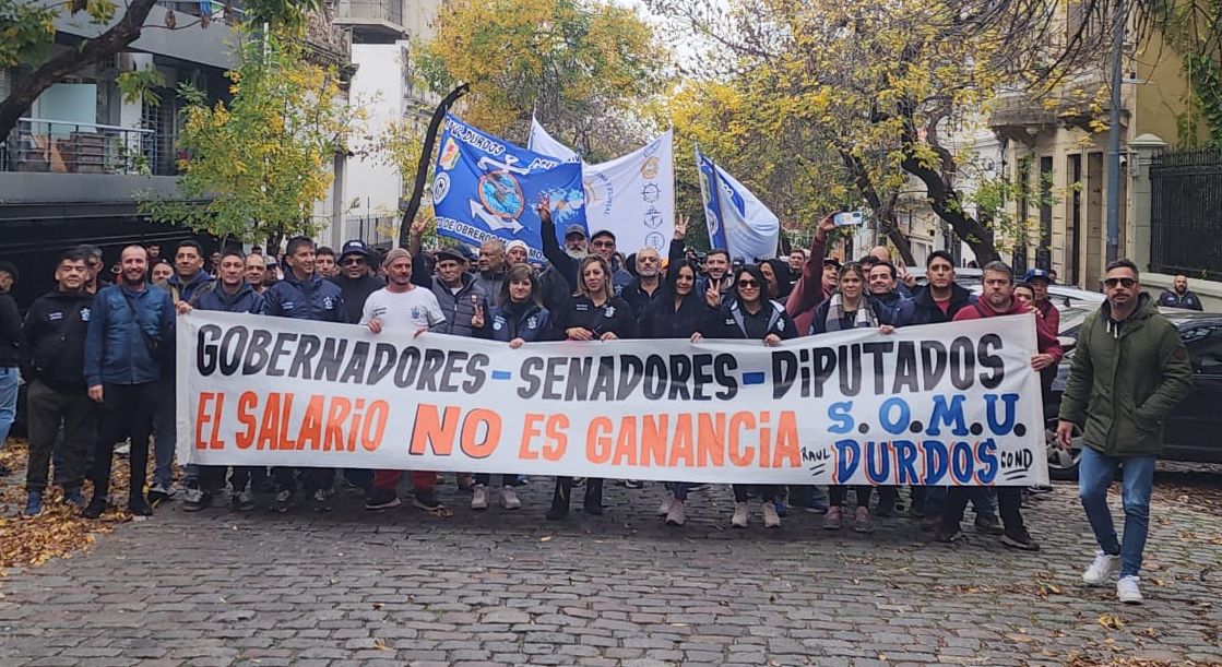El SOMU marchó  en el día del trabajador unido por los derechos laborales.