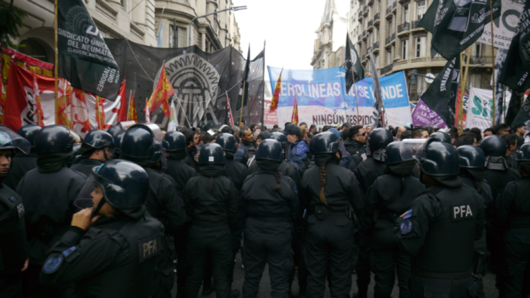 Represión a Trabajadores del Neumático